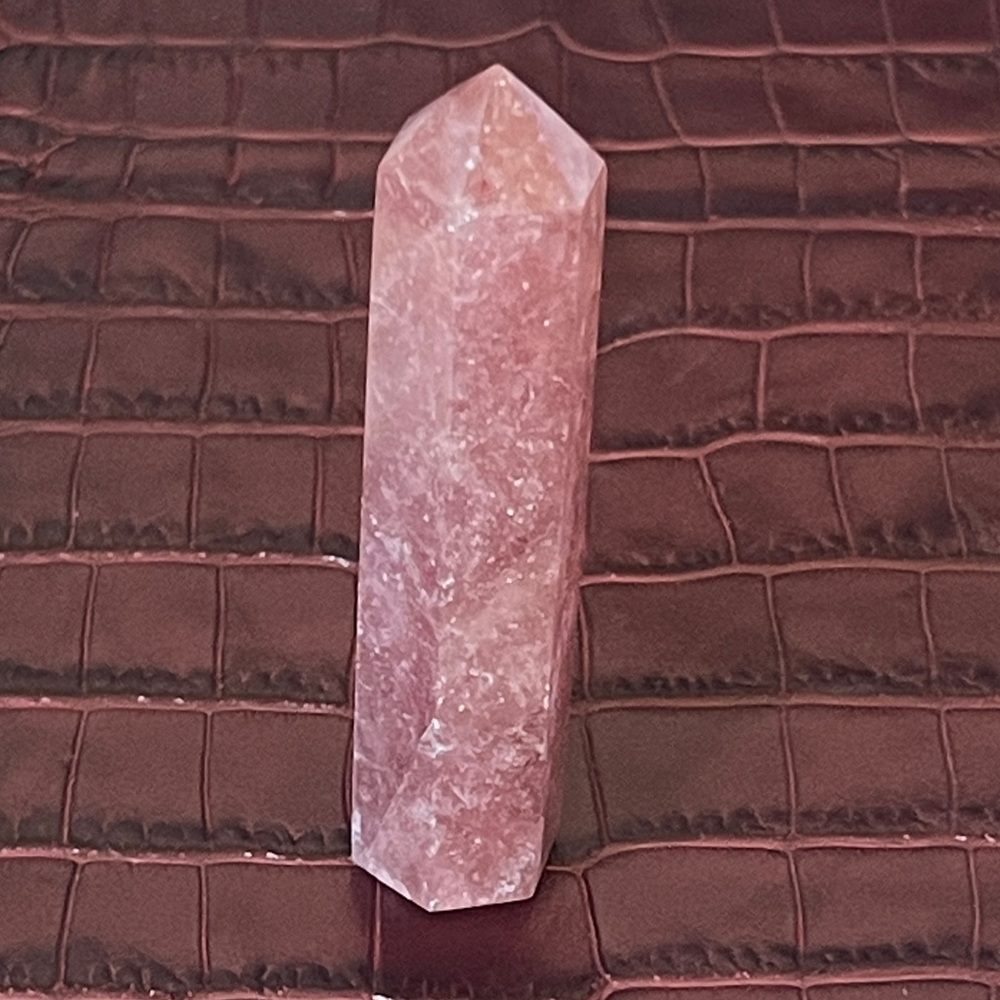 Strawberry Quartz Crystal Tower
